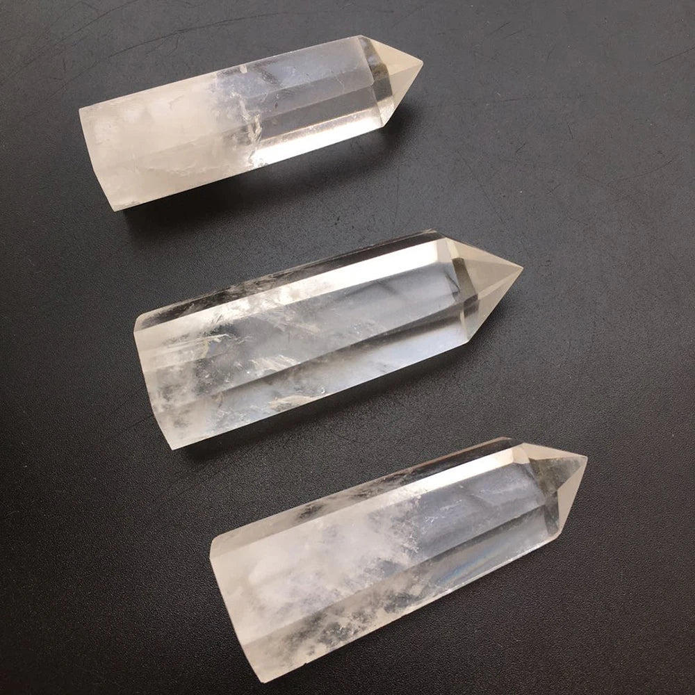 Crystal Transparency Quartz Point Healing Stone