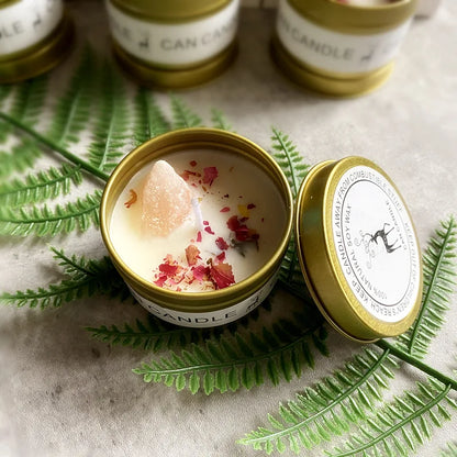 Golden Tin Box Aromatherapy Candles