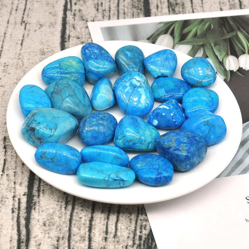 Reiki Healing Blue Turquoise Tumbled Stones