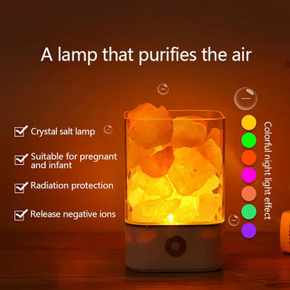 Himalayan Salt Lamp  Air Purifier LED USB