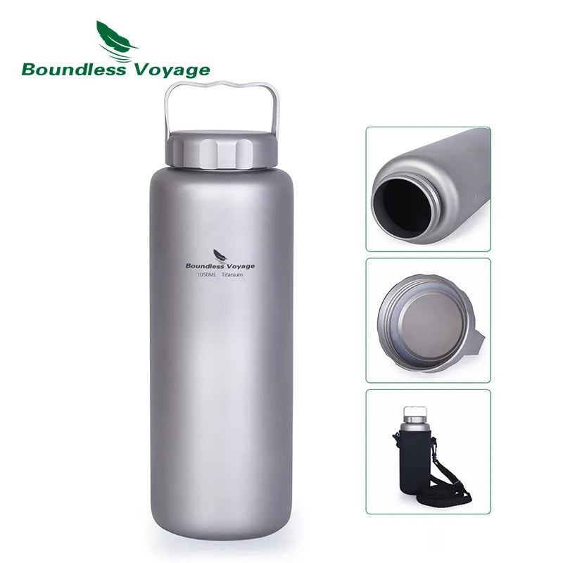 Boundless Voyage Titanium Water Bottle 1050ml