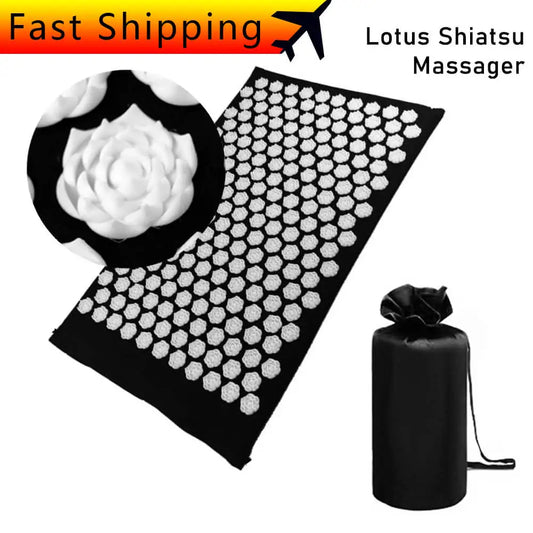 Lotus Acupuncture Shiatsu Yoga Massager Mat