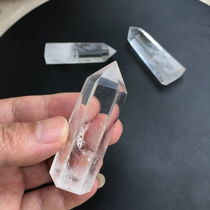 Crystal Transparency Quartz Point Healing Stone