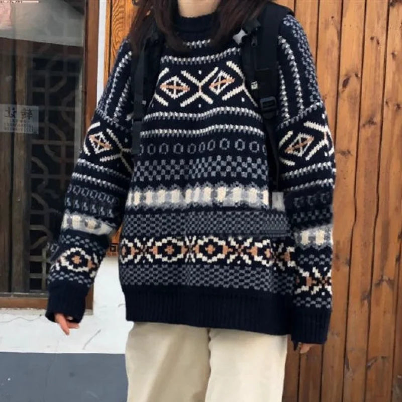 Women Pullover Knitted Oversize Sweaters