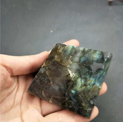 Labradorite Mascot Quartz Pyramid