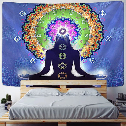 Wall Hanging Indian Buddha Tapestry