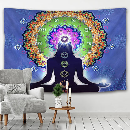 Wall Hanging Indian Buddha Tapestry