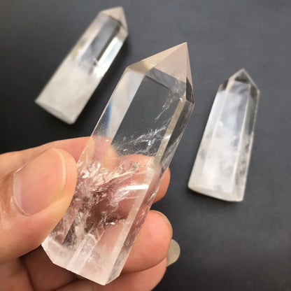 Crystal Transparency Quartz Point Healing Stone