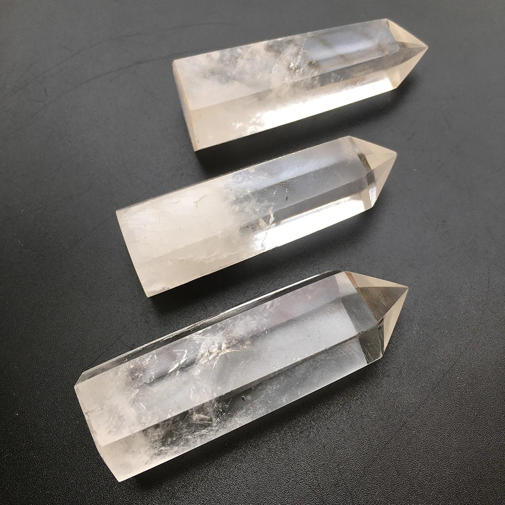 Crystal Transparency Quartz Point Healing Stone