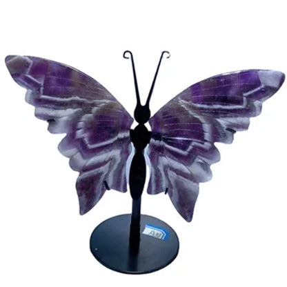 Natural Dream Amethyst Butterfly Wings