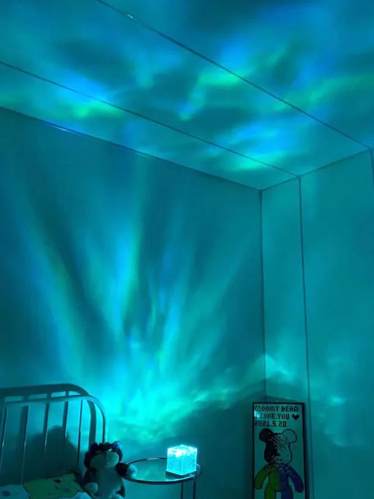 Crystal Water Ripple Projector Night Light