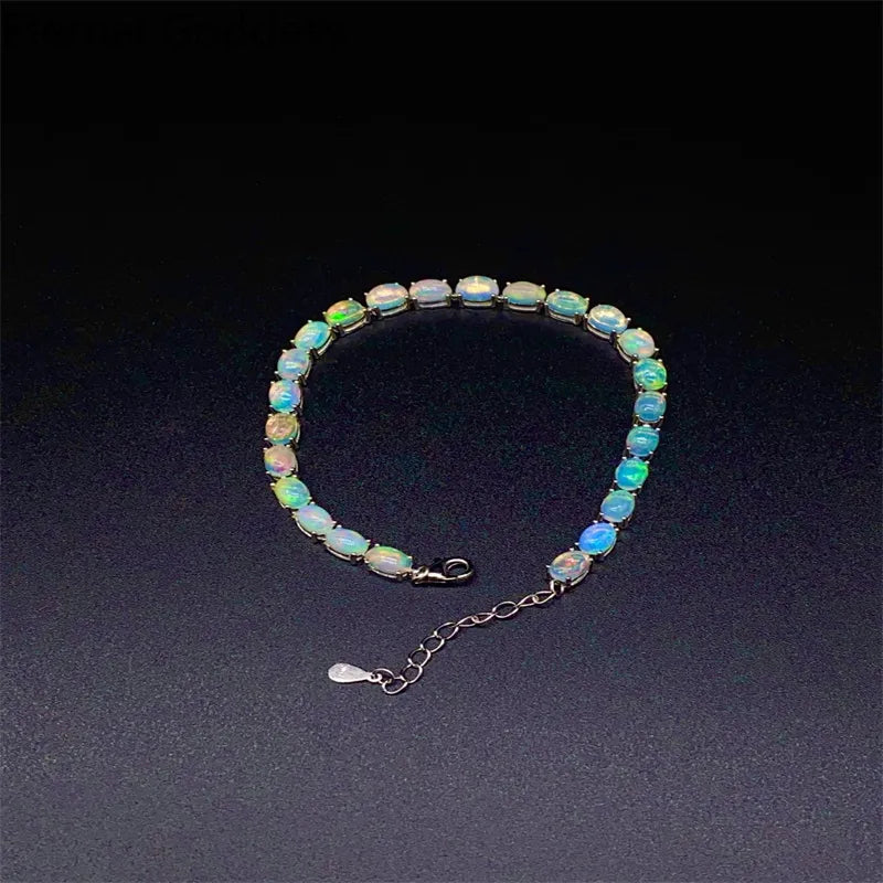 Natural Opal  Bracelet Fine Jewelry