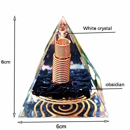 Orgone Pyramid Orgonite Reiki Chakra Multiplier