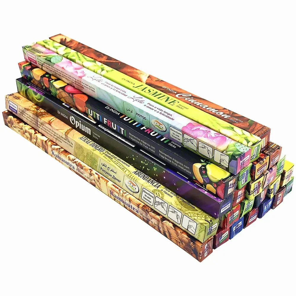 Mixed India Incense Sticks 12boxes/25boxes