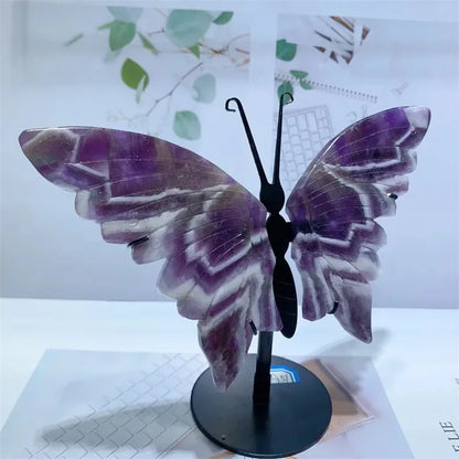 Natural Dream Amethyst Butterfly Wings