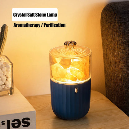 Colorful Crystal Salt Stone Purification Lamp