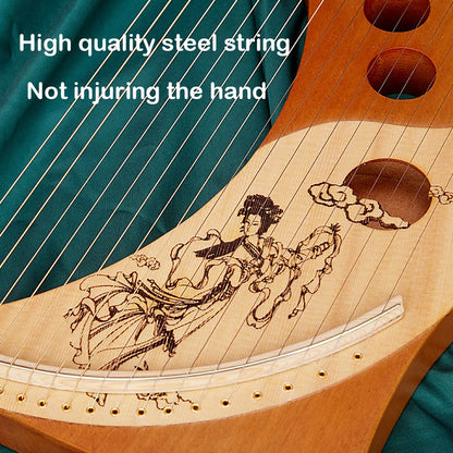 Moon Lyre 19 Strings Harp