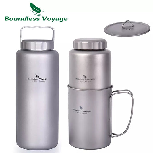 Boundless Voyage Titanium Water Bottle 1050ml