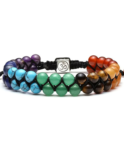 Crystal Chakra Adjustable Bracelet