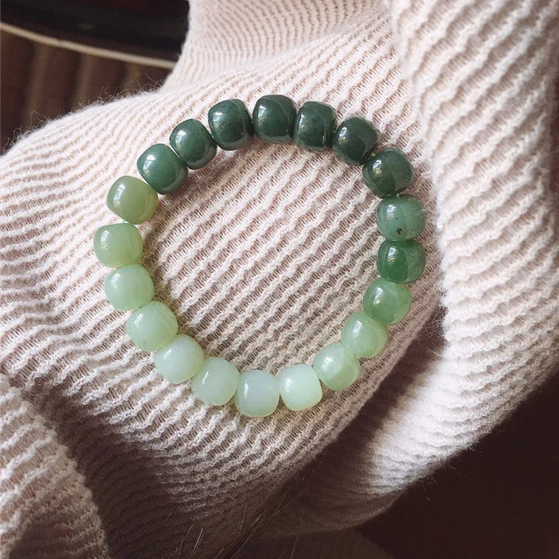 Sunny Water Gradient Jade Bracelet