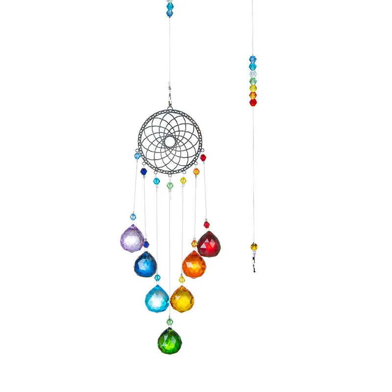 Faceted Ball Hanging Suncatcher