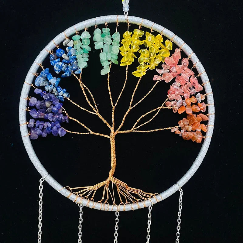 Gemstone Tree of Life Dream Catchers