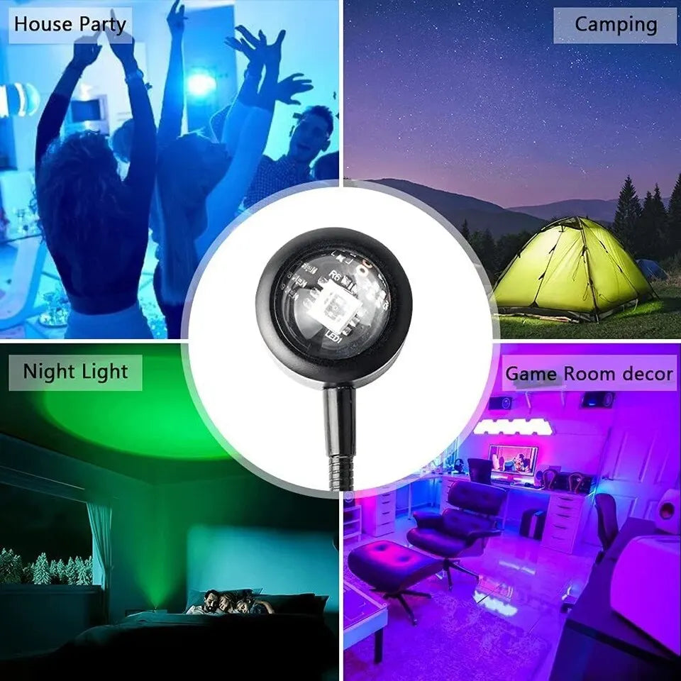 RGB Sunset Lamp Projection Led Night Light