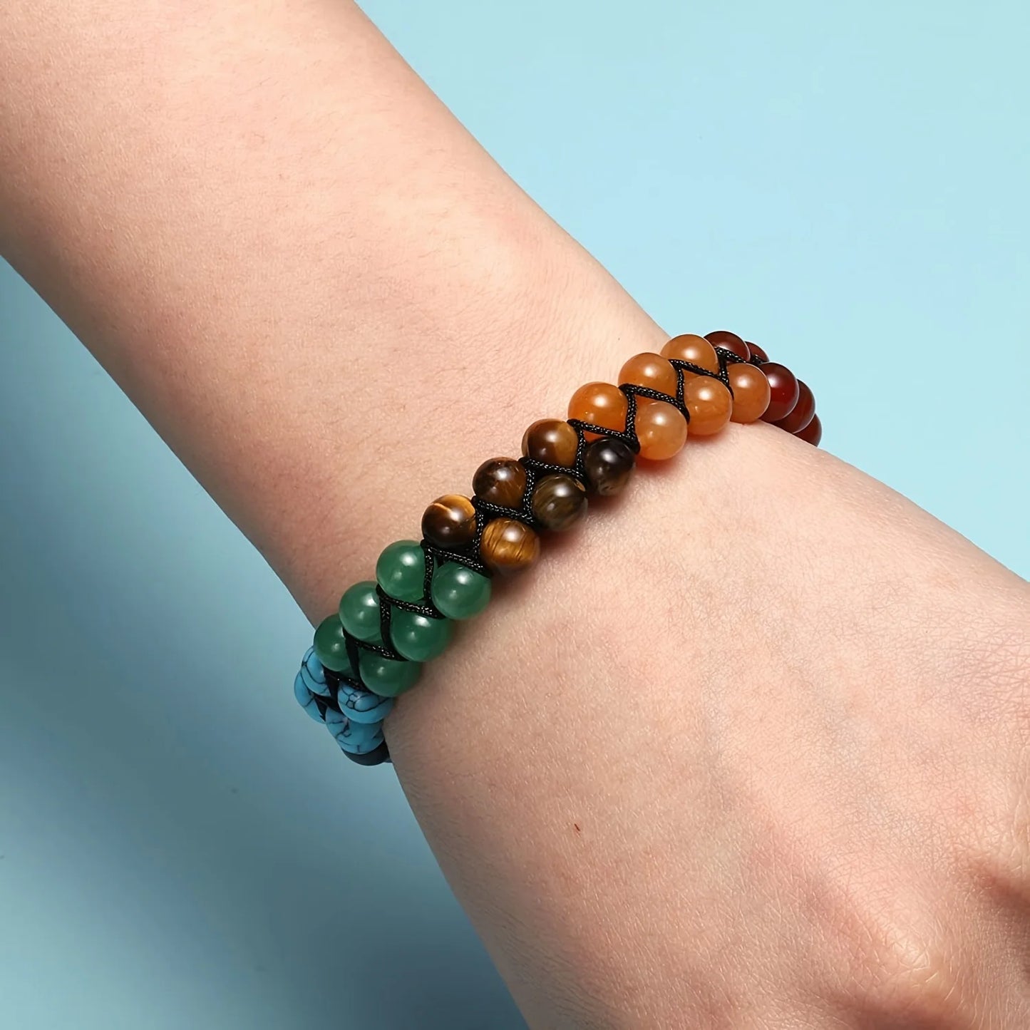 Crystal Chakra Adjustable Bracelet