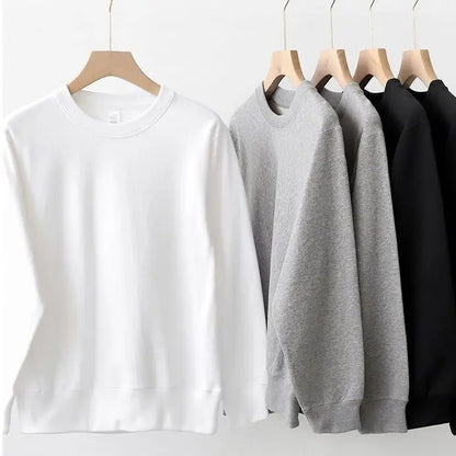 Heavyweight Cotton Solid Color  Sweater