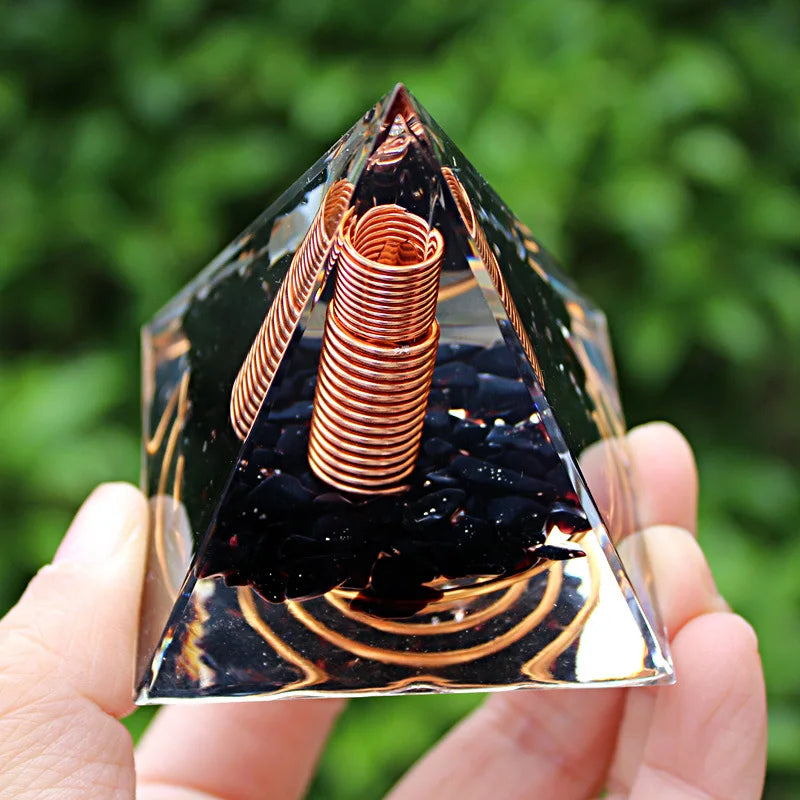 Orgone Pyramid Orgonite Reiki Chakra Multiplier