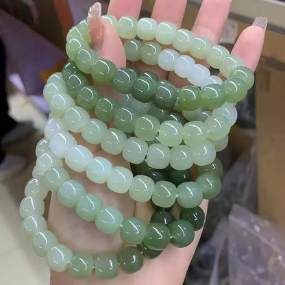 Sunny Water Gradient Jade Bracelet