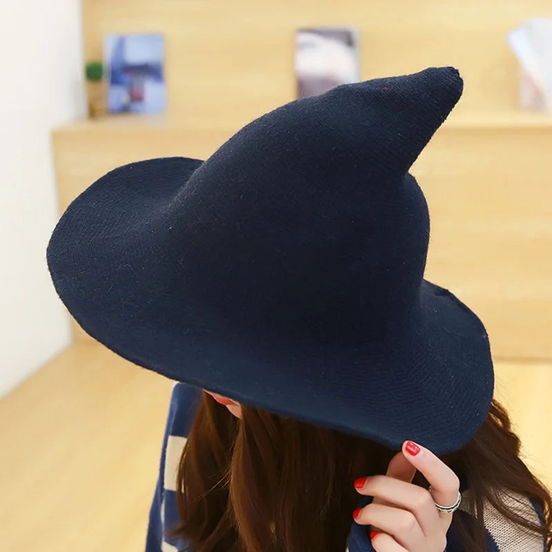 warm woolen Wizard hat