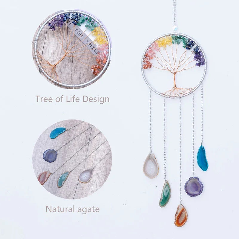 Gemstone Tree of Life Dream Catchers