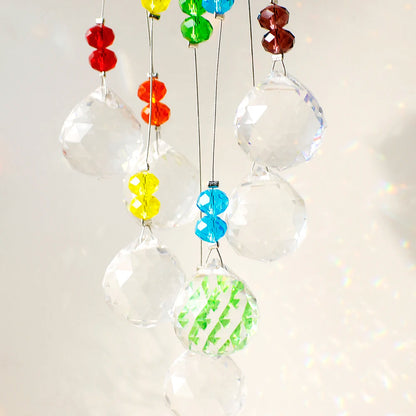 Tree of Life Suncatchers Hanging Stained Glass Prism