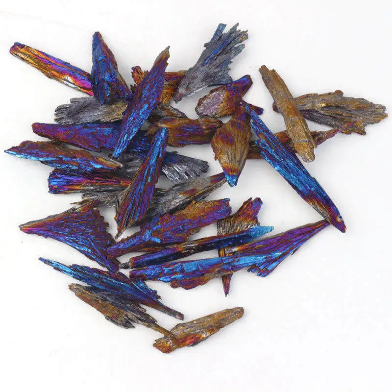 Raw Natural Rainbow Kyanite Titanium Quartz Crystal