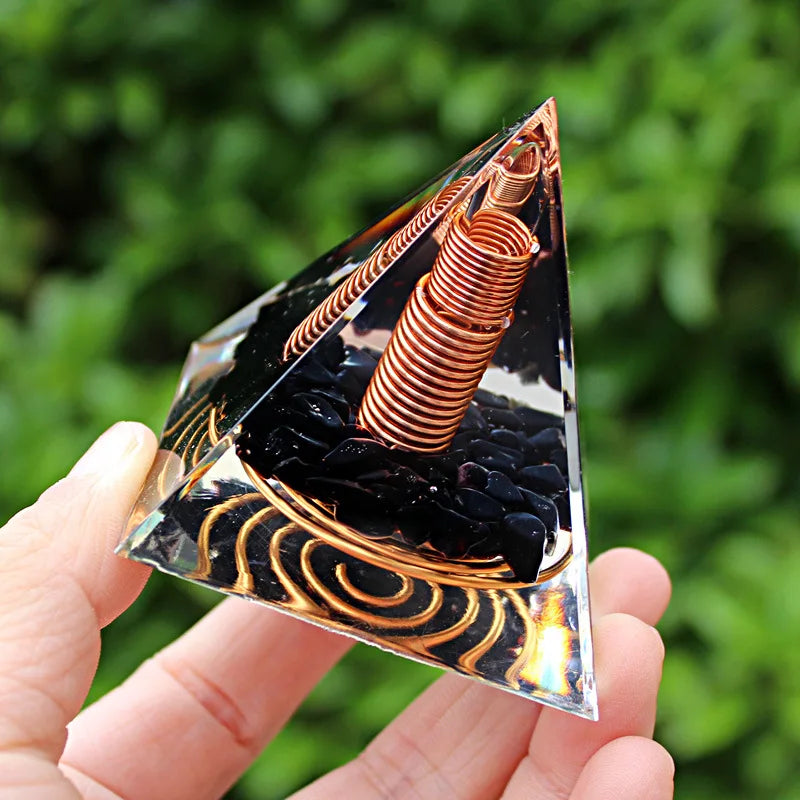 Orgone Pyramid Orgonite Reiki Chakra Multiplier