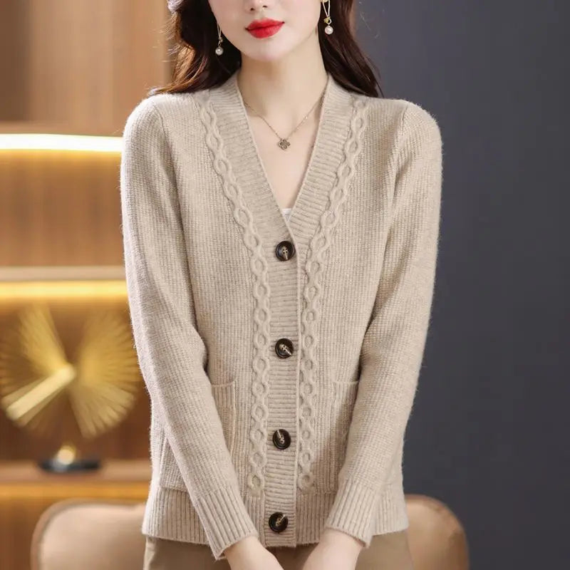 Vintage Women Thicken Cardigan Sweaters