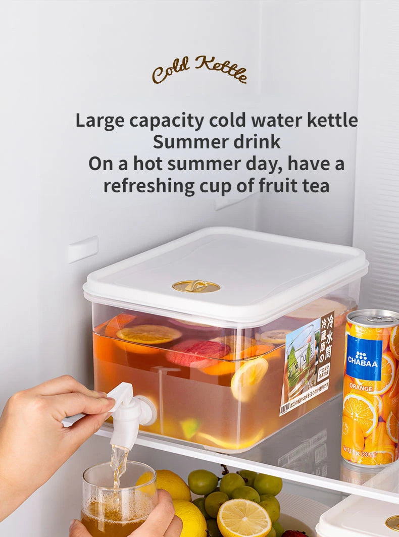 Cold Kettle With Faucet Beverage Water Dispenser