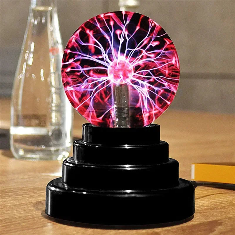 Crystal Plasma Ball Touch Lamp 3/4/5/6/8Inch