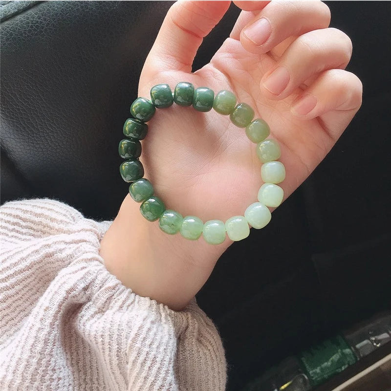 Sunny Water Gradient Jade Bracelet