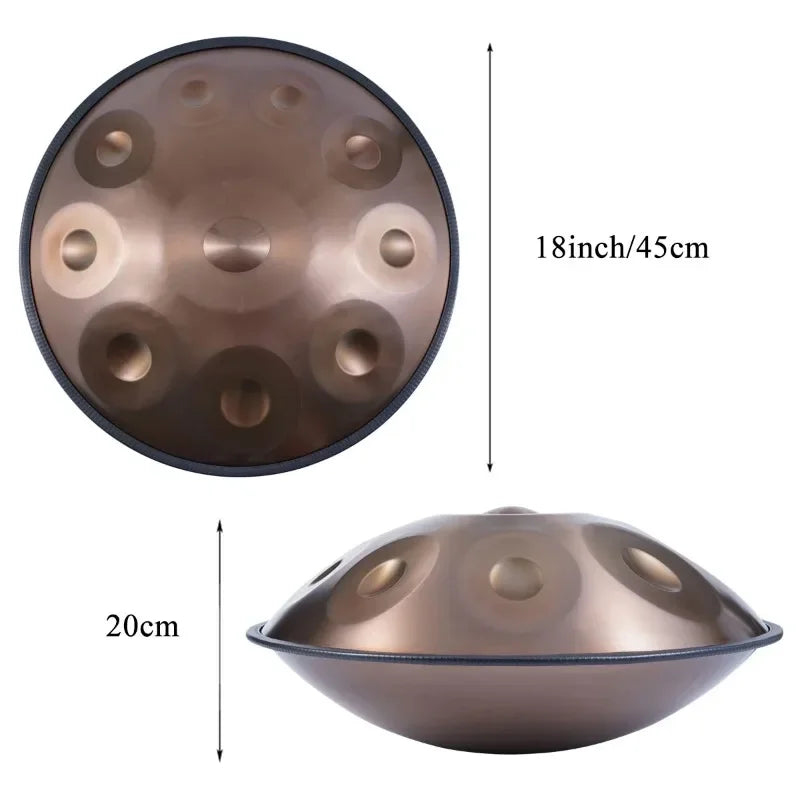 18 Inch 9 Notes G Minor Steel Handpan