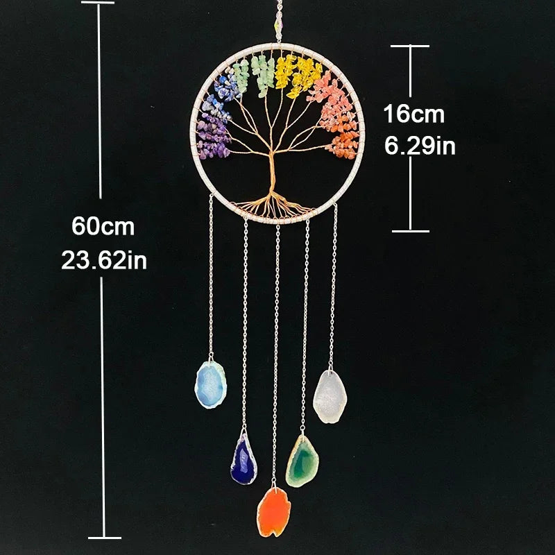 Gemstone Tree of Life Dream Catchers