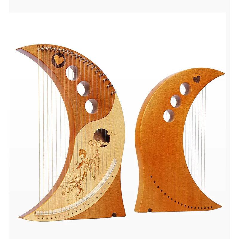 Moon Lyre 19 Strings Harp