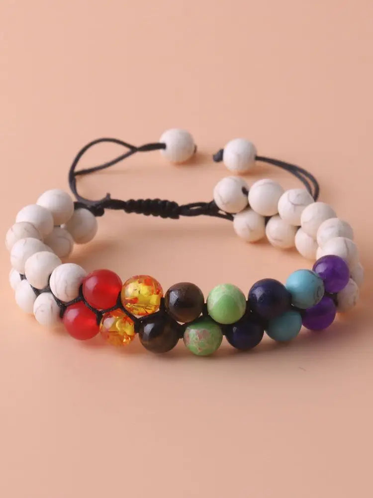 Crystal Chakra Adjustable Bracelet