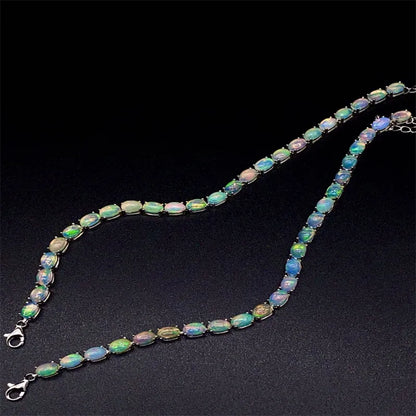 Natural Opal  Bracelet Fine Jewelry