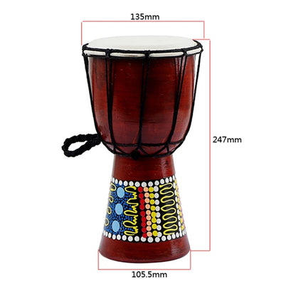 5 Inch Professional African Djembe Hand Drum