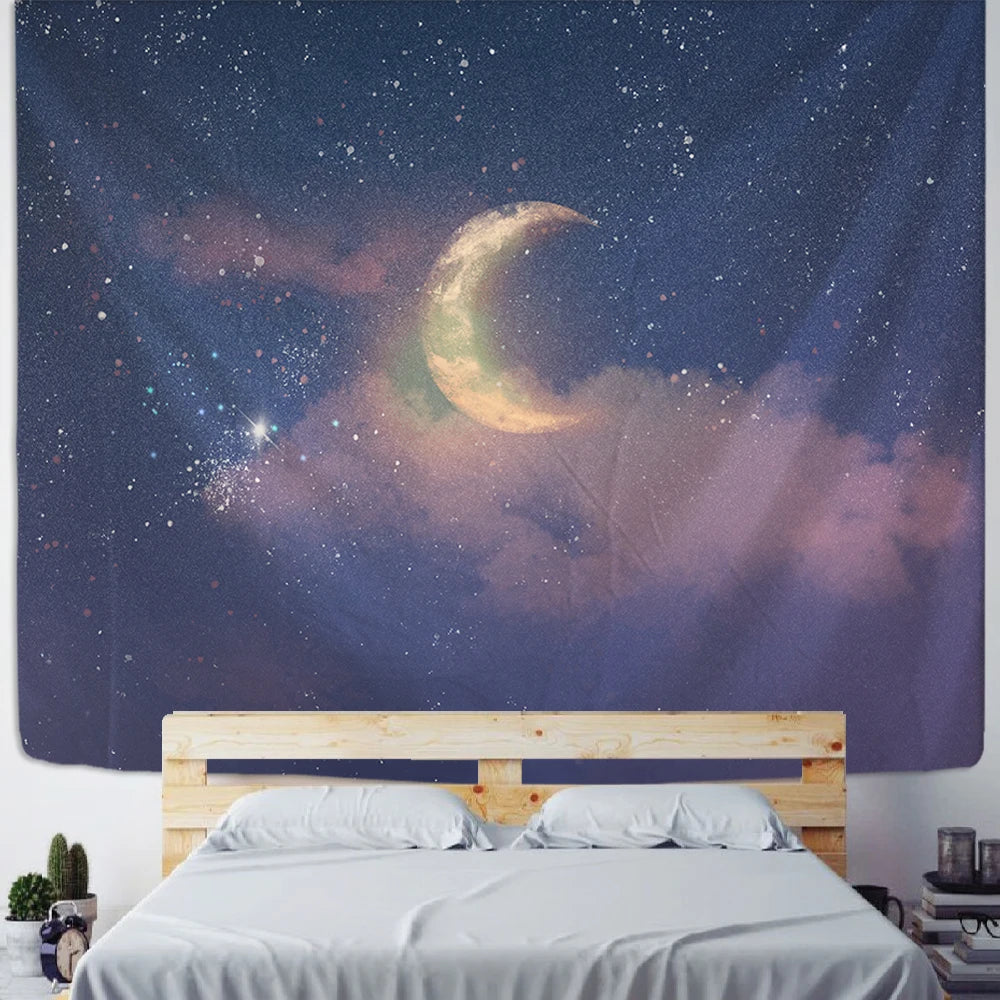 Moon  Wall Hanging Tapestry