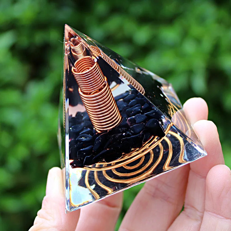 Orgone Pyramid Orgonite Reiki Chakra Multiplier